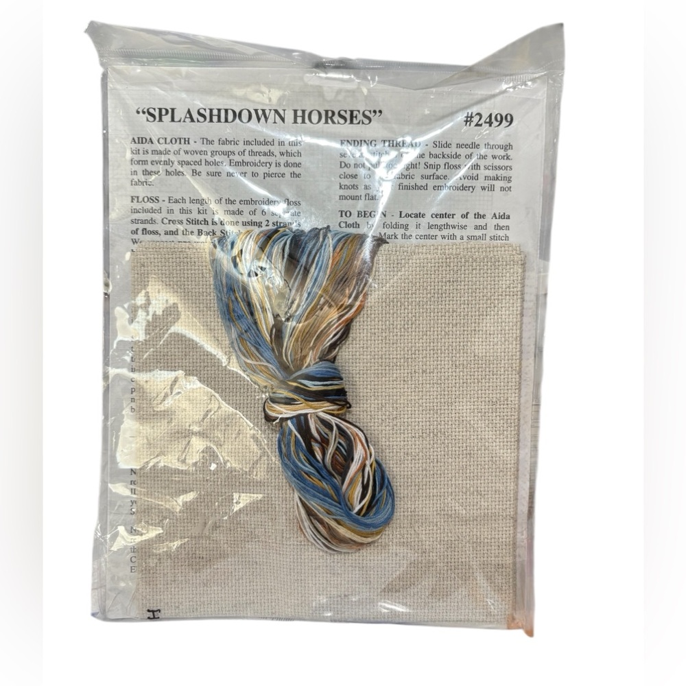 New Design Works Counted Cross Stitch Kit Splashdown Kit - Picture 2 of 2